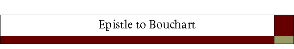 Epistle to Bouchart